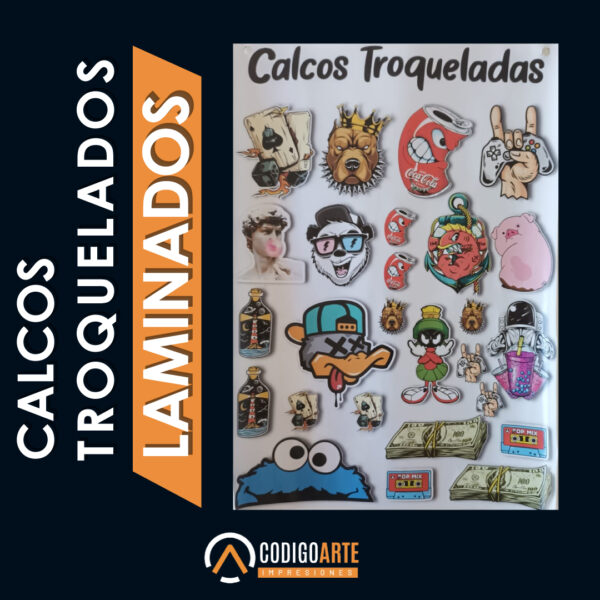 Stickers troquelados Varios 2