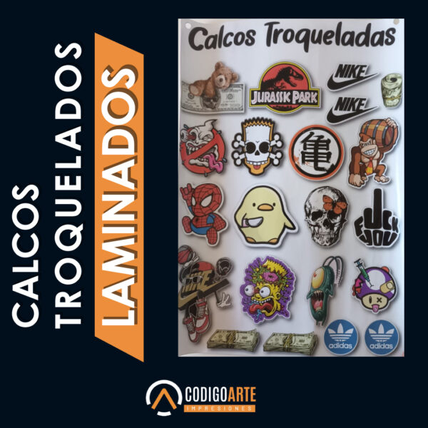 Stickers troquelados Varios 1