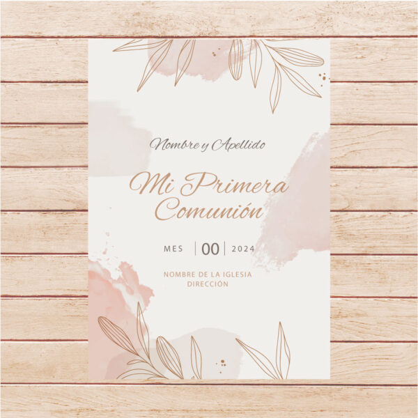 Estampita Comunión -  Modelo 13