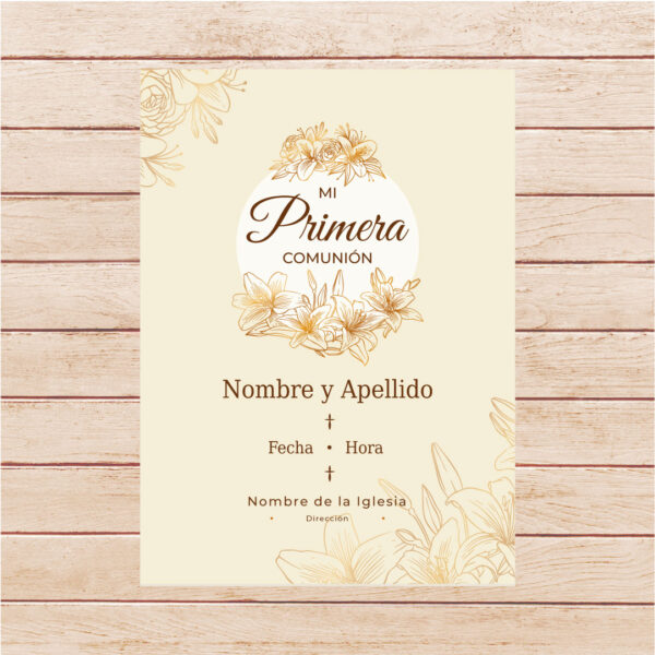Estampita Comunión -  Modelo 18