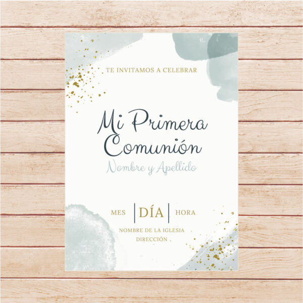 Estampita Comunión -  Modelo 20
