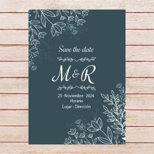 Tarjetas Invitaciones Bodas Casamientos -  Modelo 20